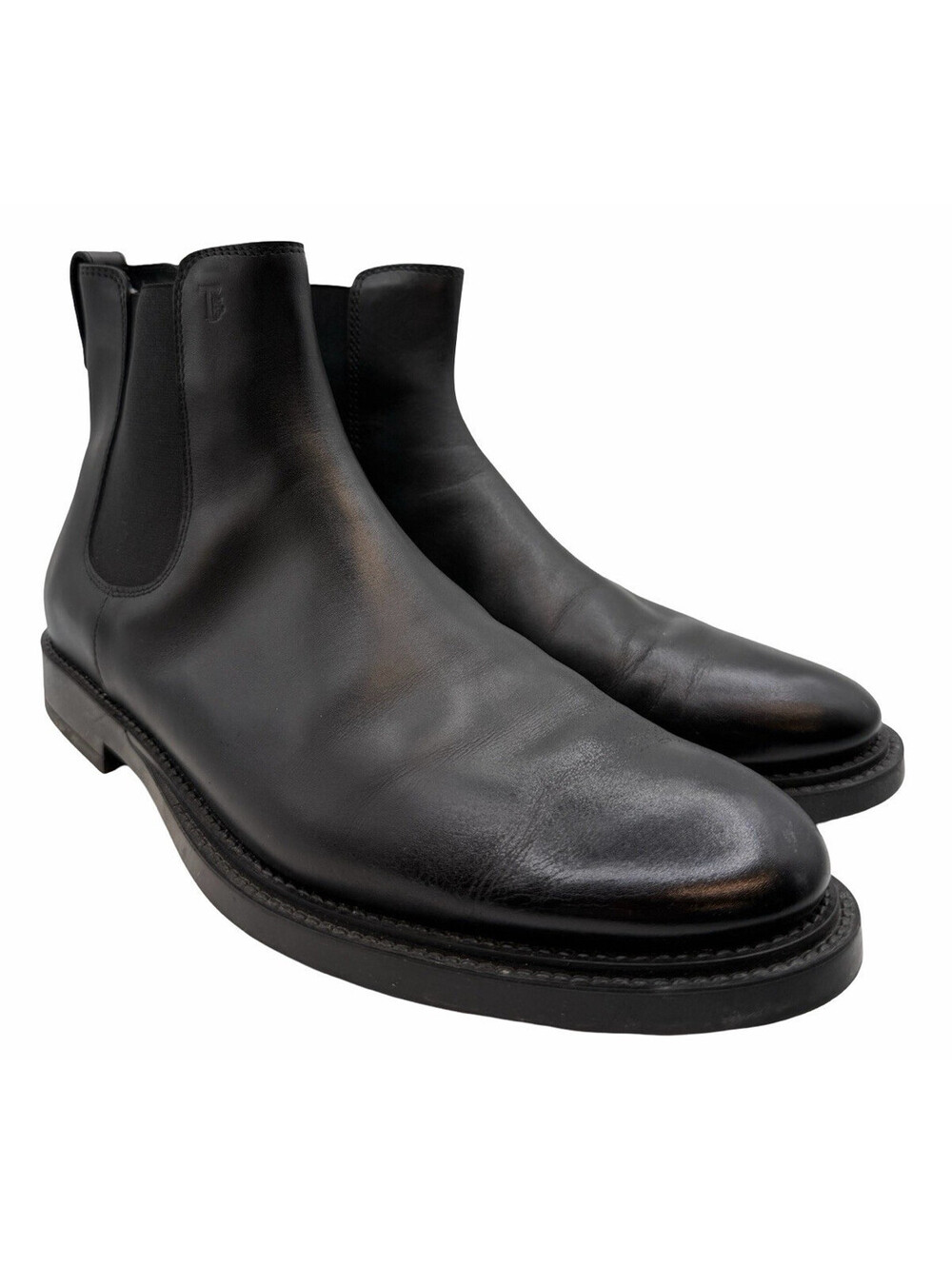 Tod's Men's Leather Chelsea Boots Black Size Size UK 9.5 | US 10.5